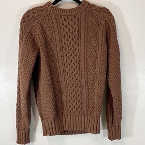 LL Bean Signature Fisherman’s Sweater Sz. M